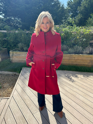Amanda Coat Red