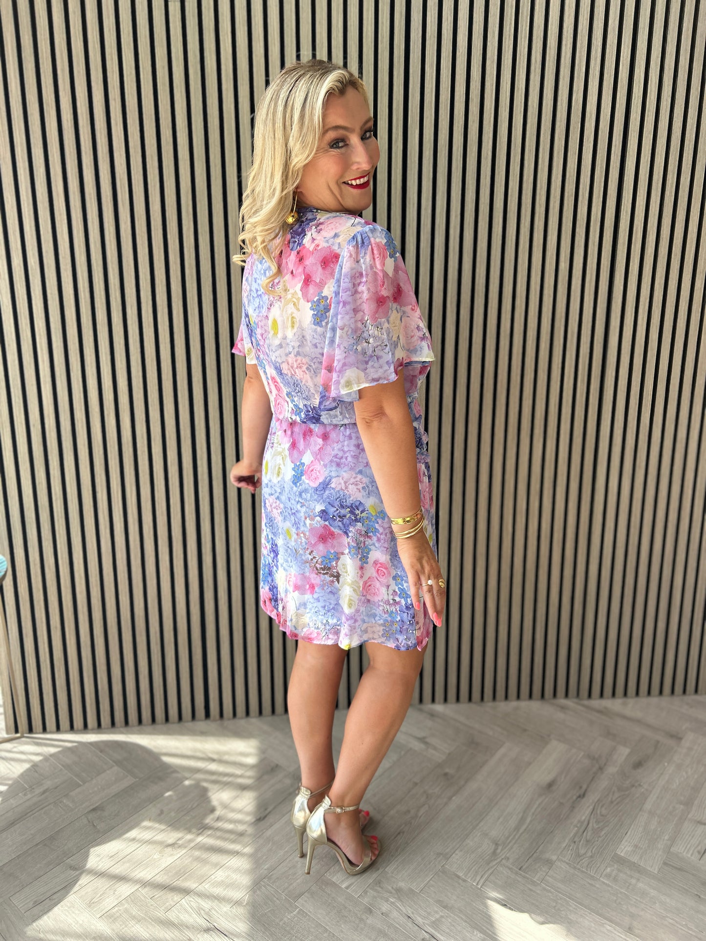 Caris Dress Blue
