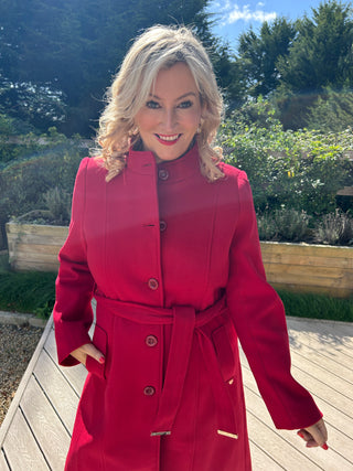 Amanda Coat Red