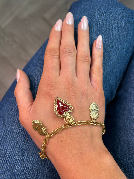 Heart Charm Bracelet