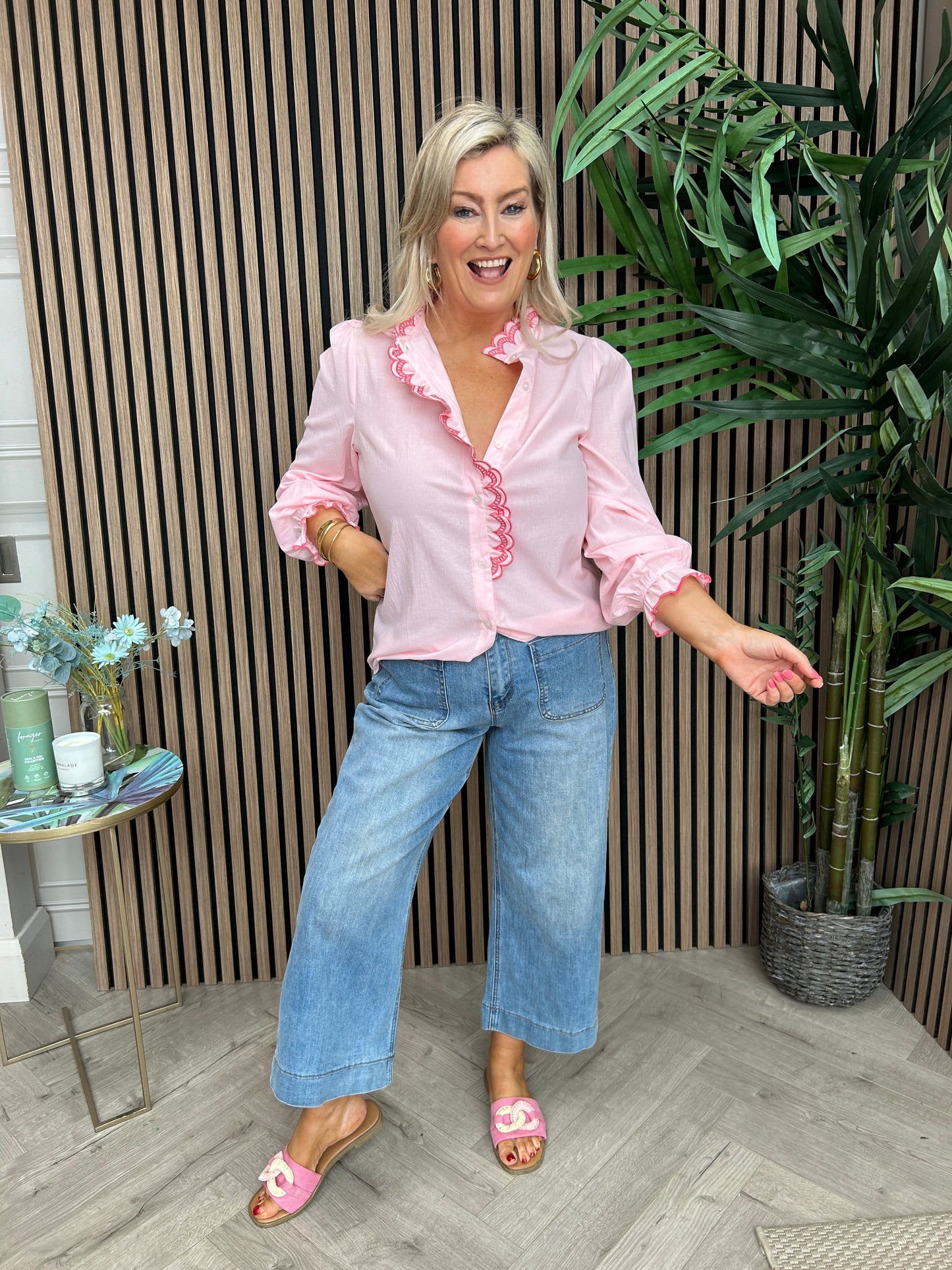 Bonnie Pink Frill Shirt