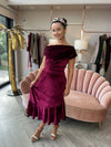 Felicity Dress Berry Velvet