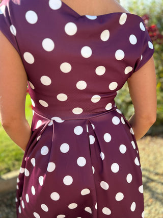 Betty Skater Dress Berry Spot
