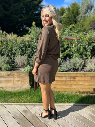 Kira Suede Dress