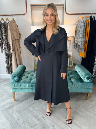 Jules Black Trench Co-ord