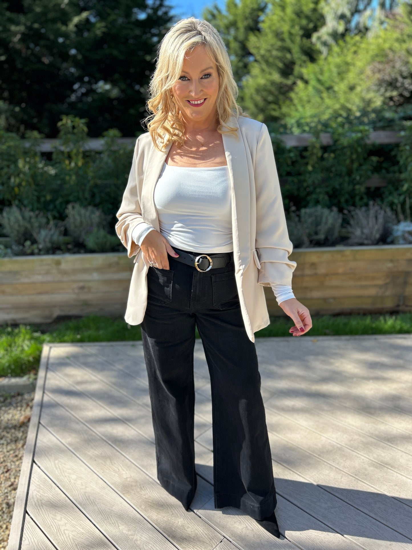 Nola Wide Leg Jean (Short)