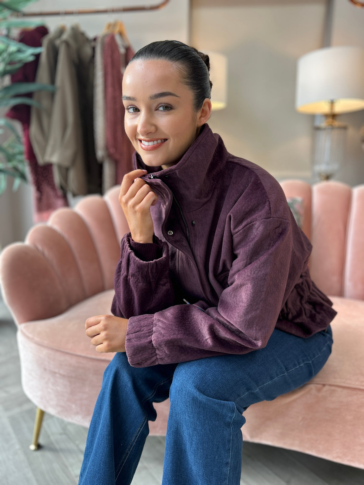 Amy Jacket Plum