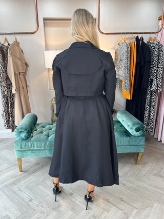 Jules Black Trench Co-ord