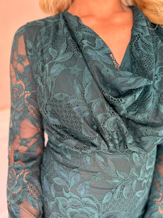 Remington Lace Dress Green