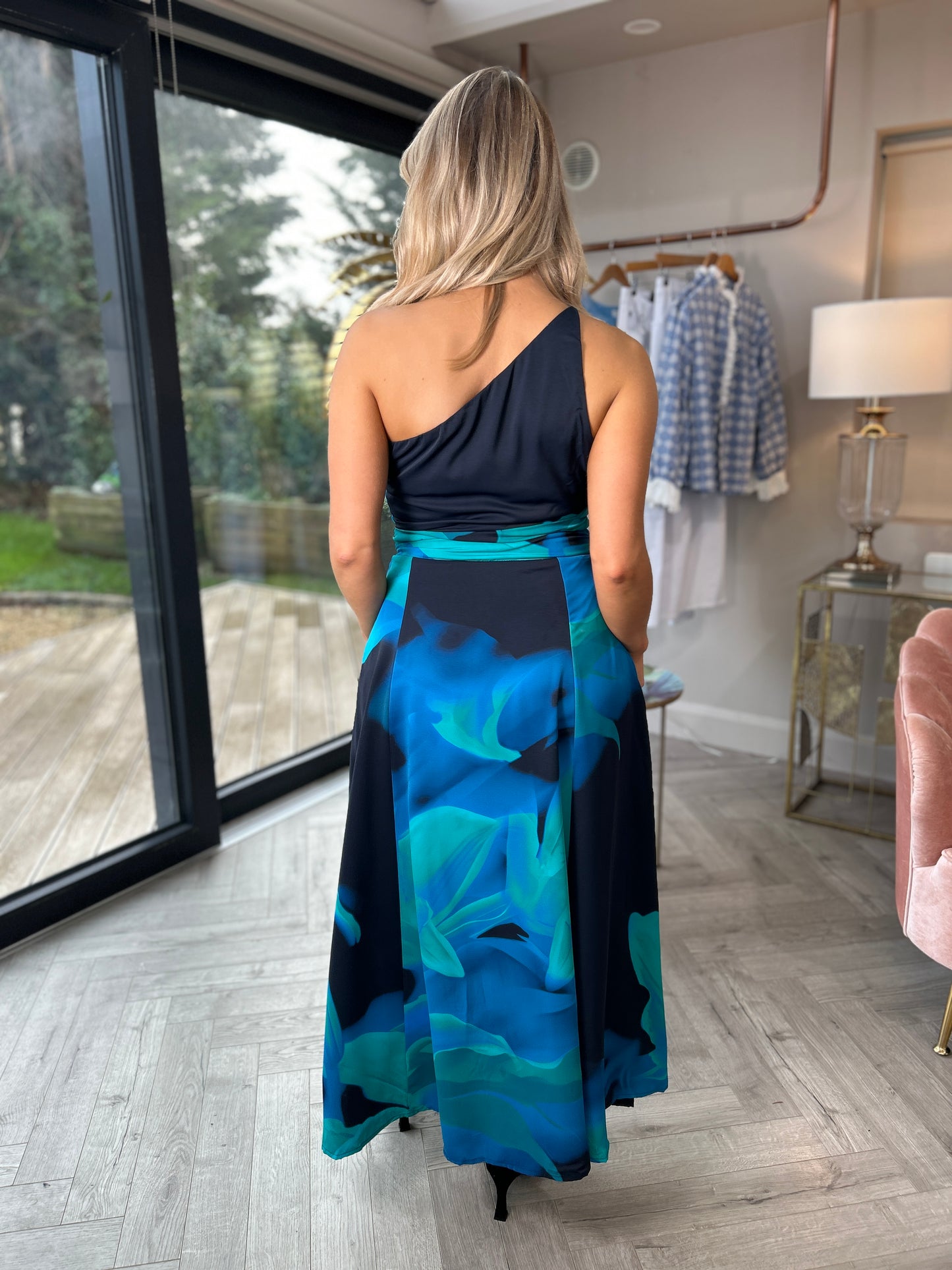 Isabella Floral Dress Blue