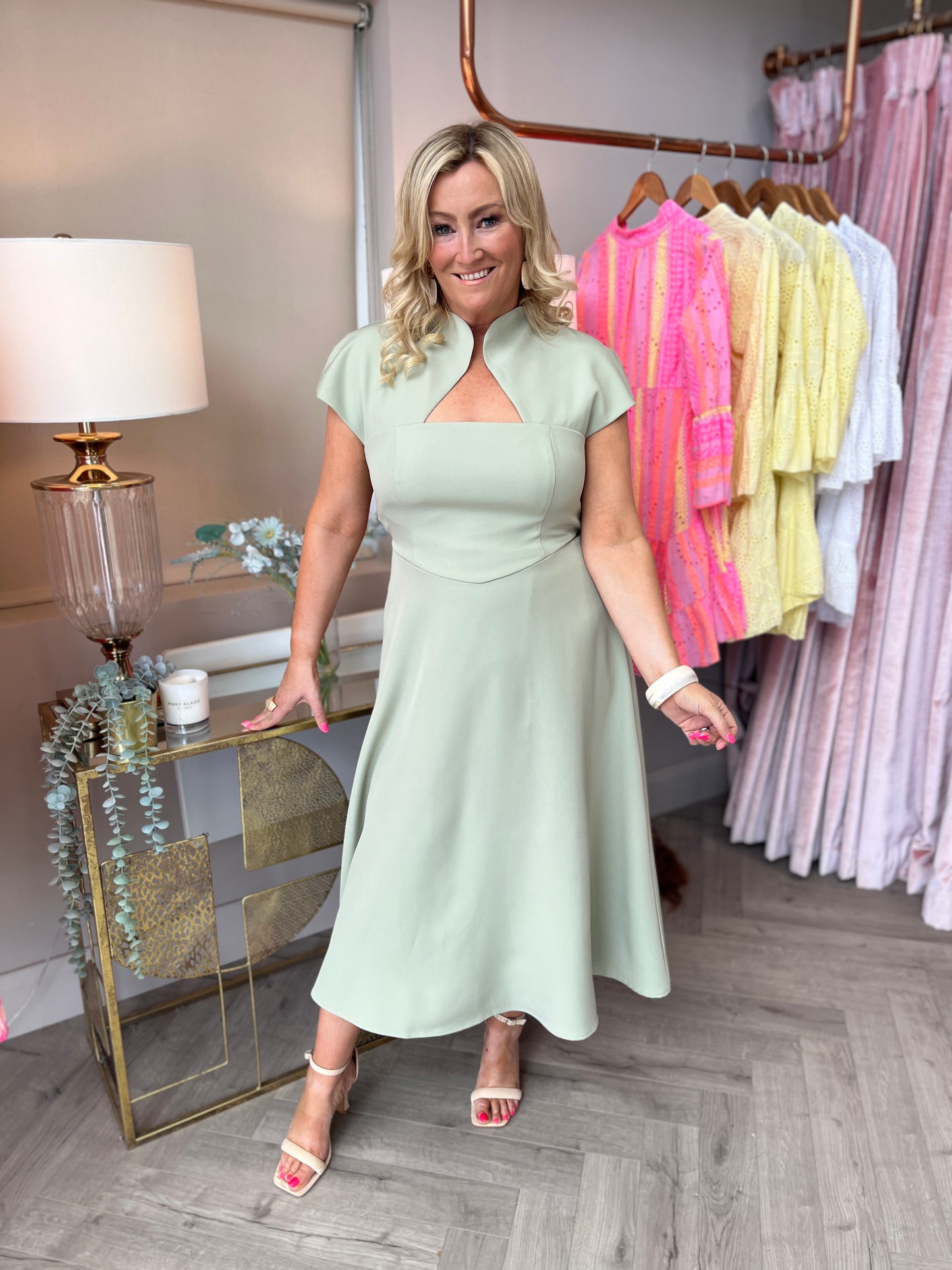 Amora Midi Dress Sage