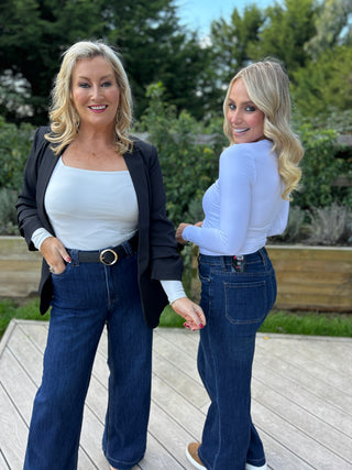 Sherry Wide Leg Jean (Short)