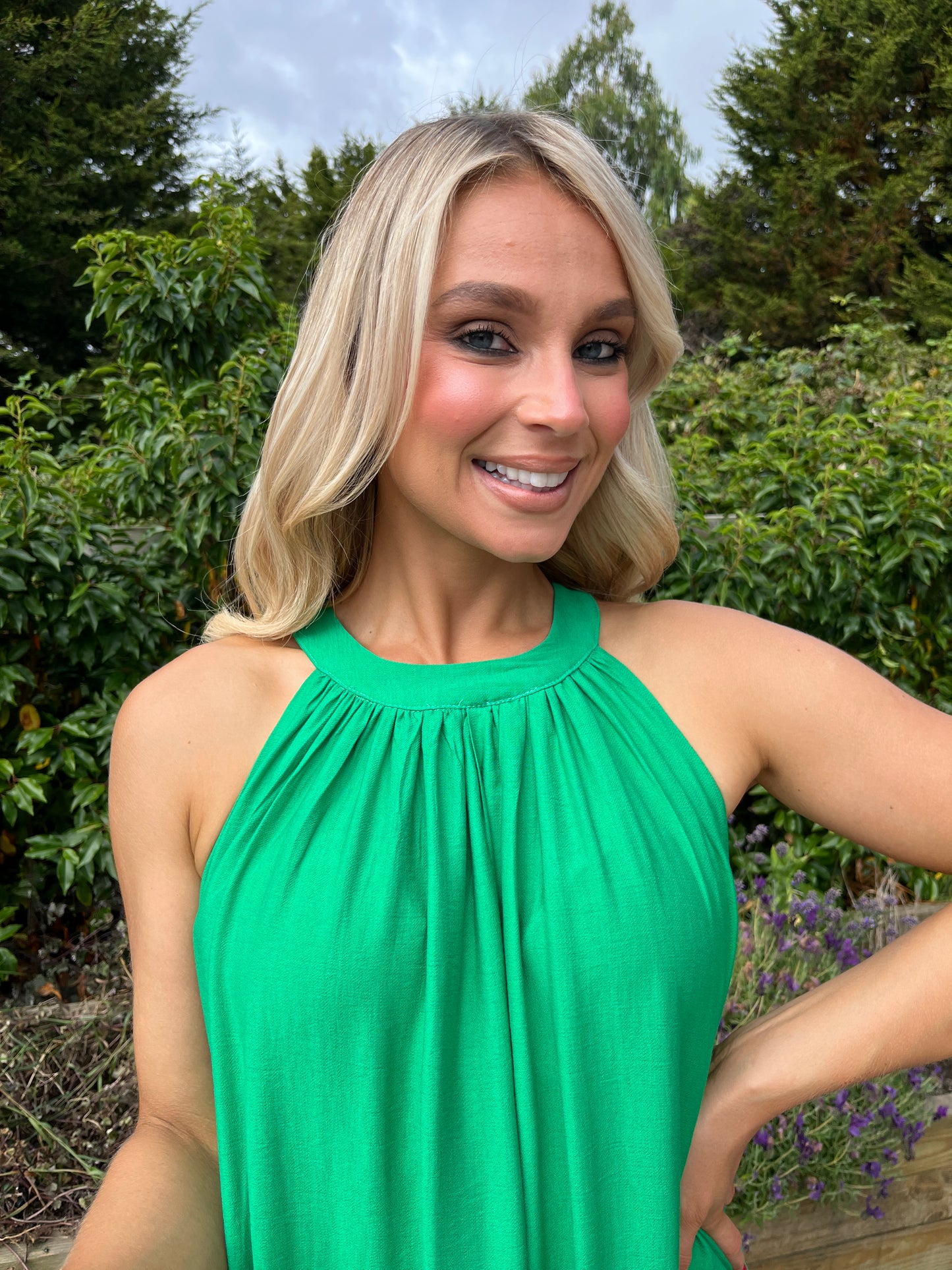 Cleo Lace Dress Green