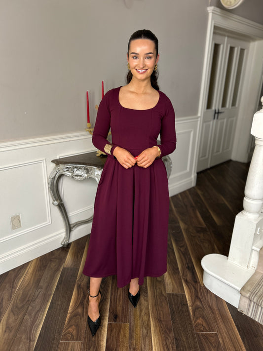 Evie Dress Plum