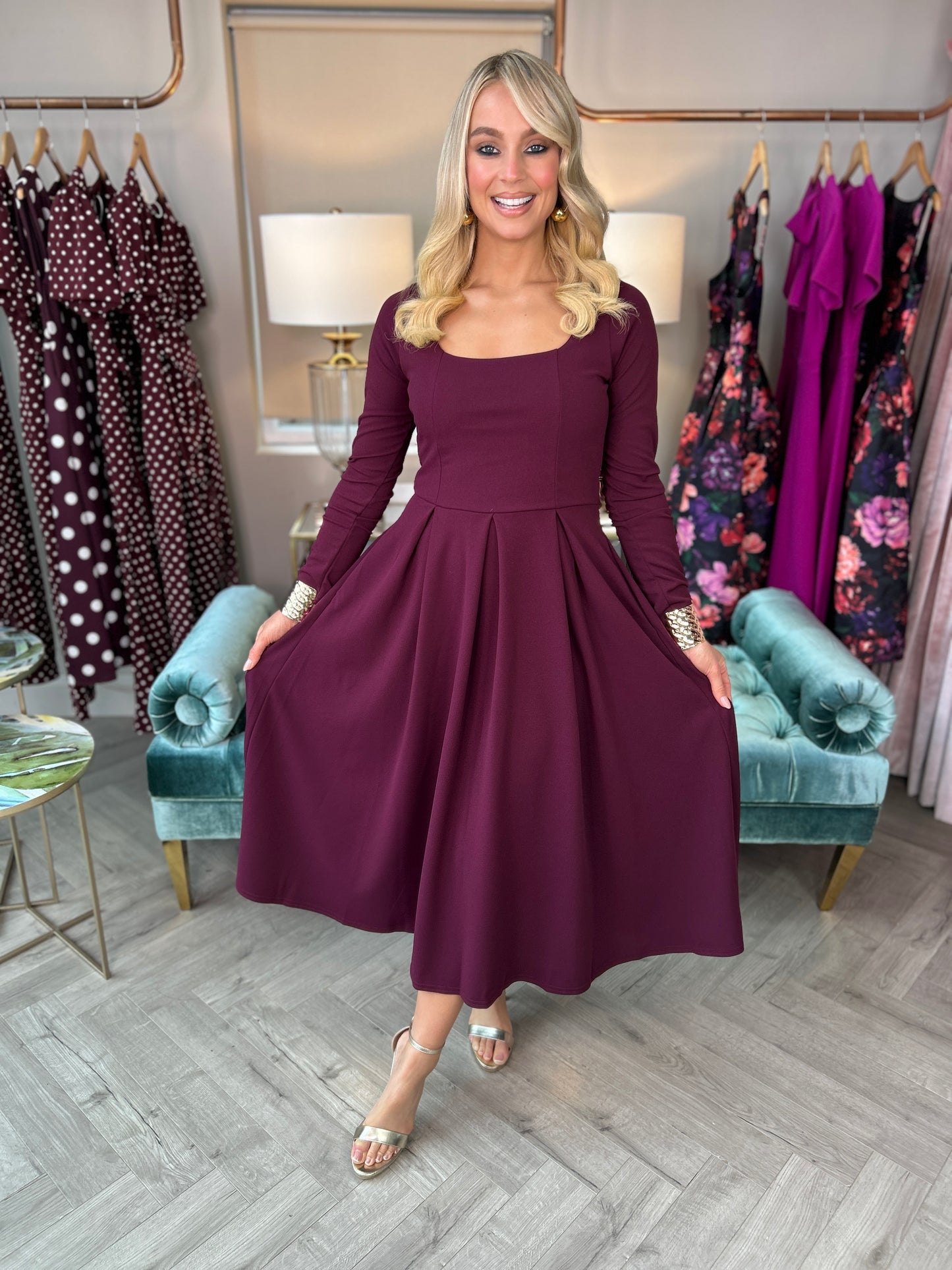 Evie Dress Plum