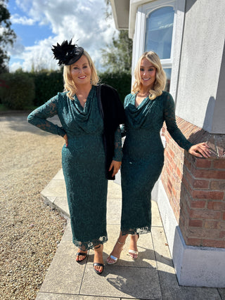 Remington Lace Dress Green