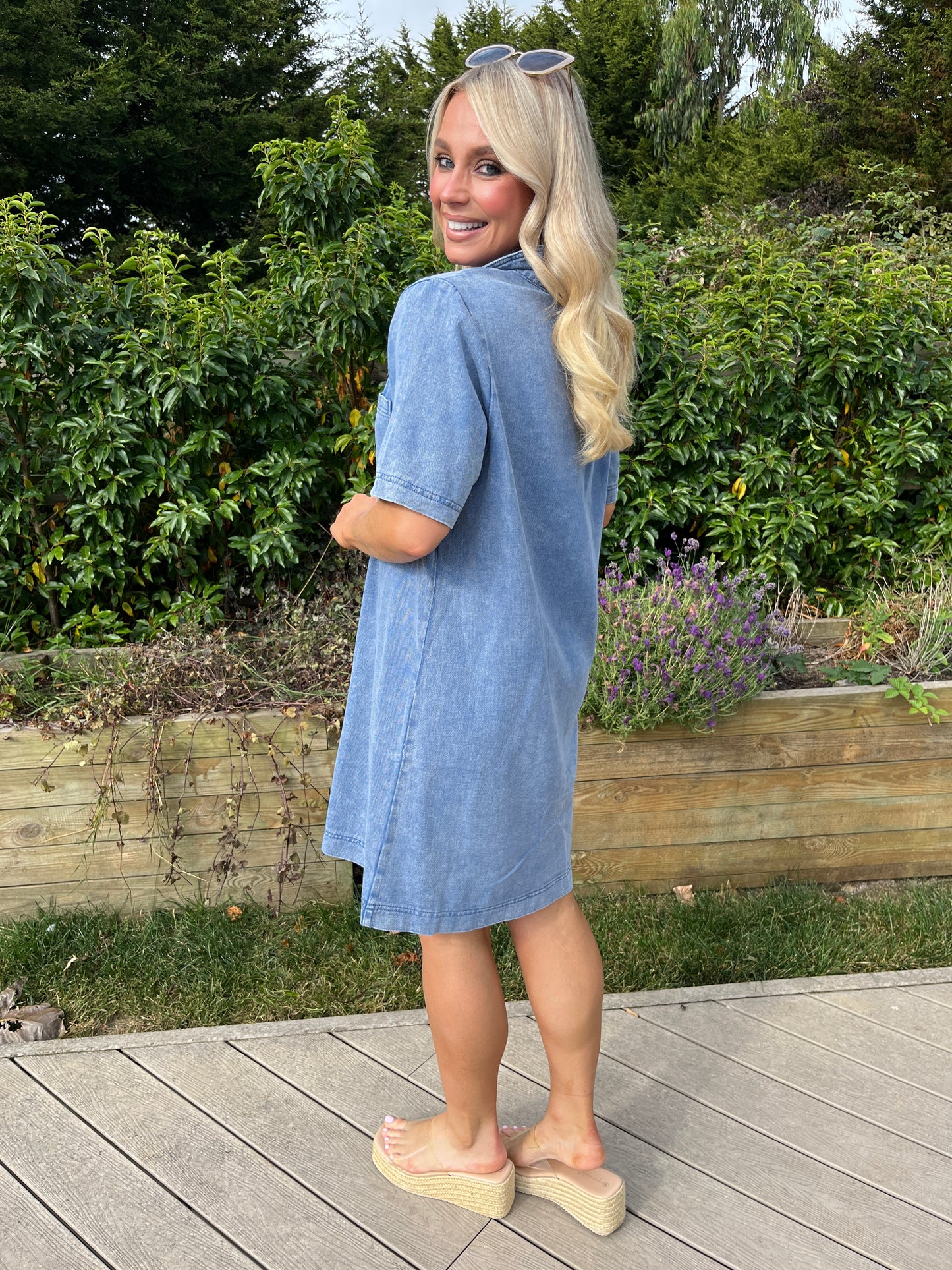 Gemma Dress Blue