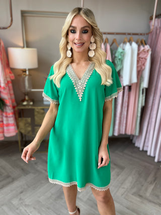 Flippa Tunic Dress Green