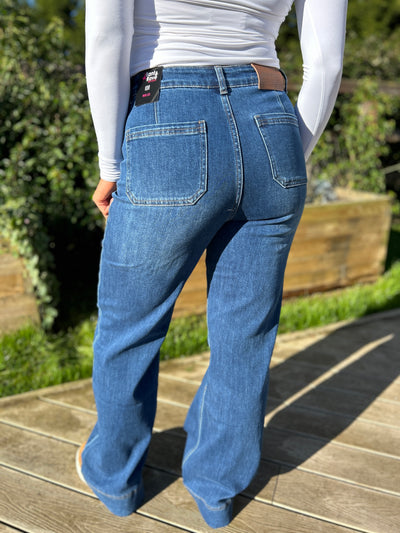 Cristal Wide Leg Jean ( Regular)