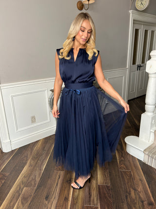 Tulle Skirt Navy