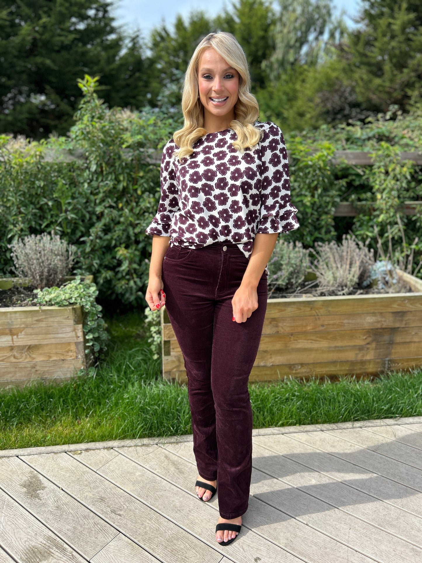 Edelle Bootcut Cord Short