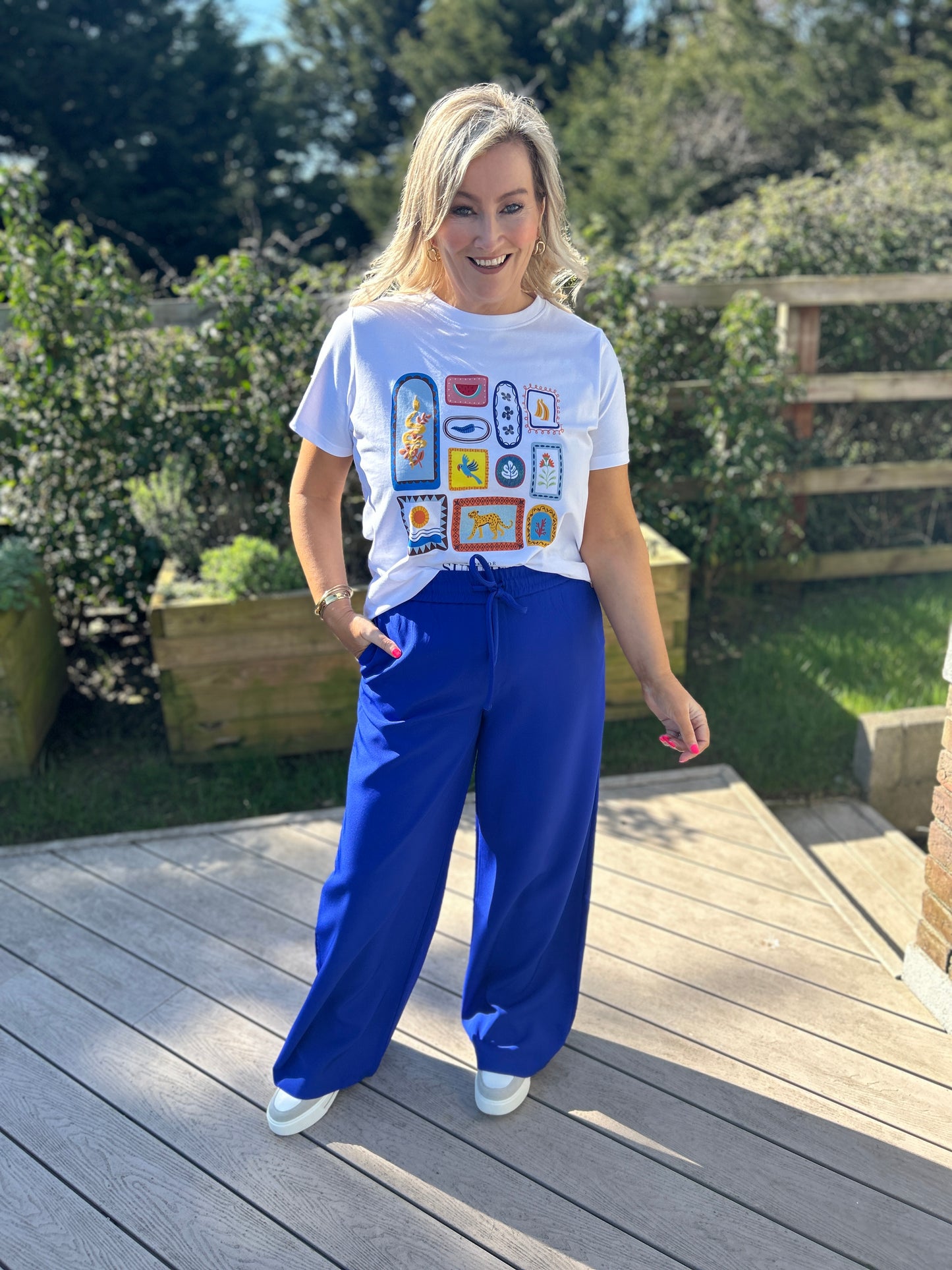 Josie Trousers Cobalt Short