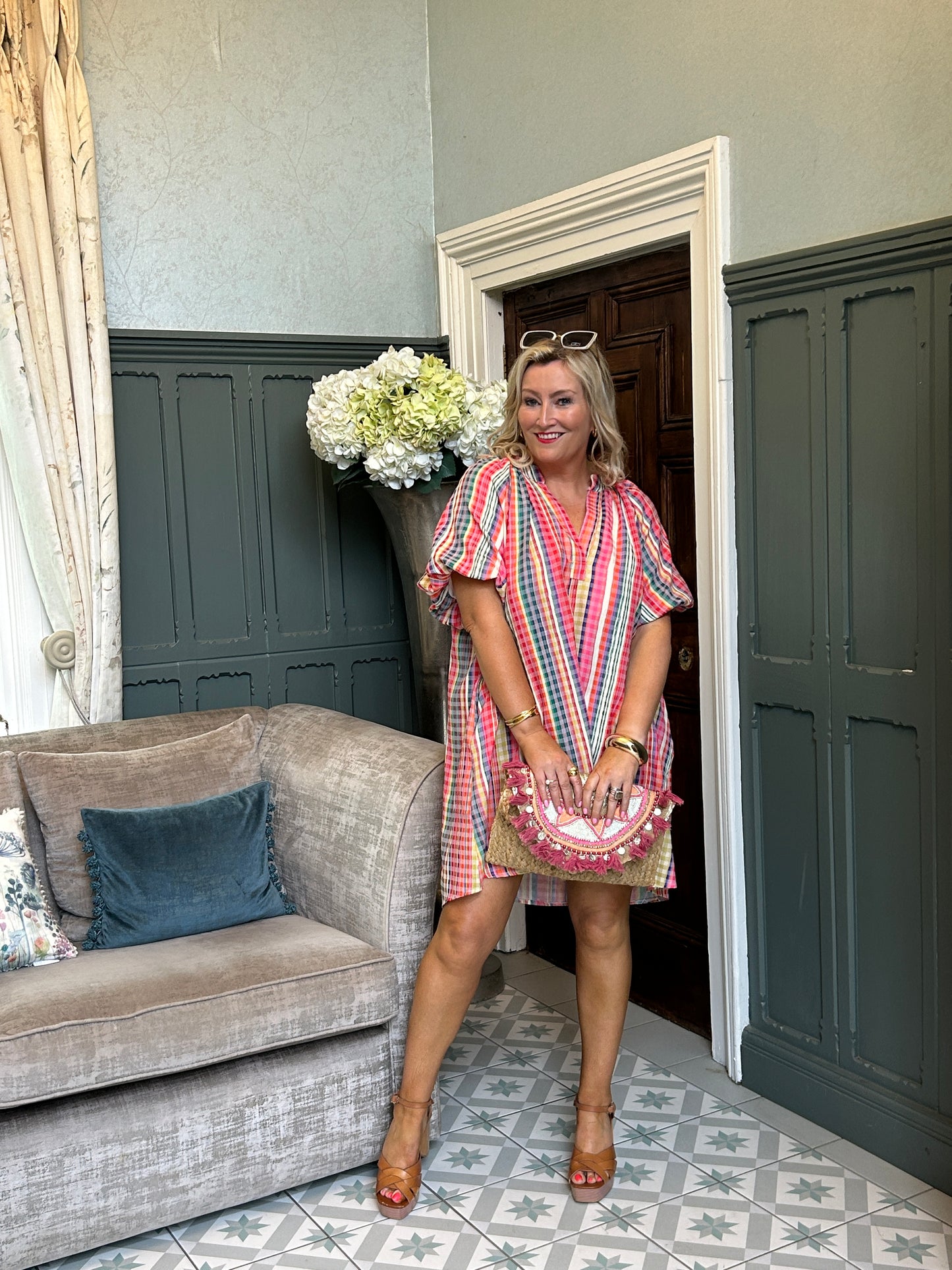 Briony Multi Print Dress