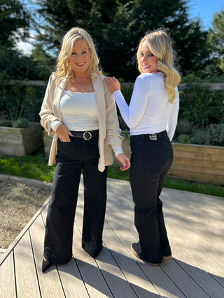 Nola Wide Leg Jean (Short)