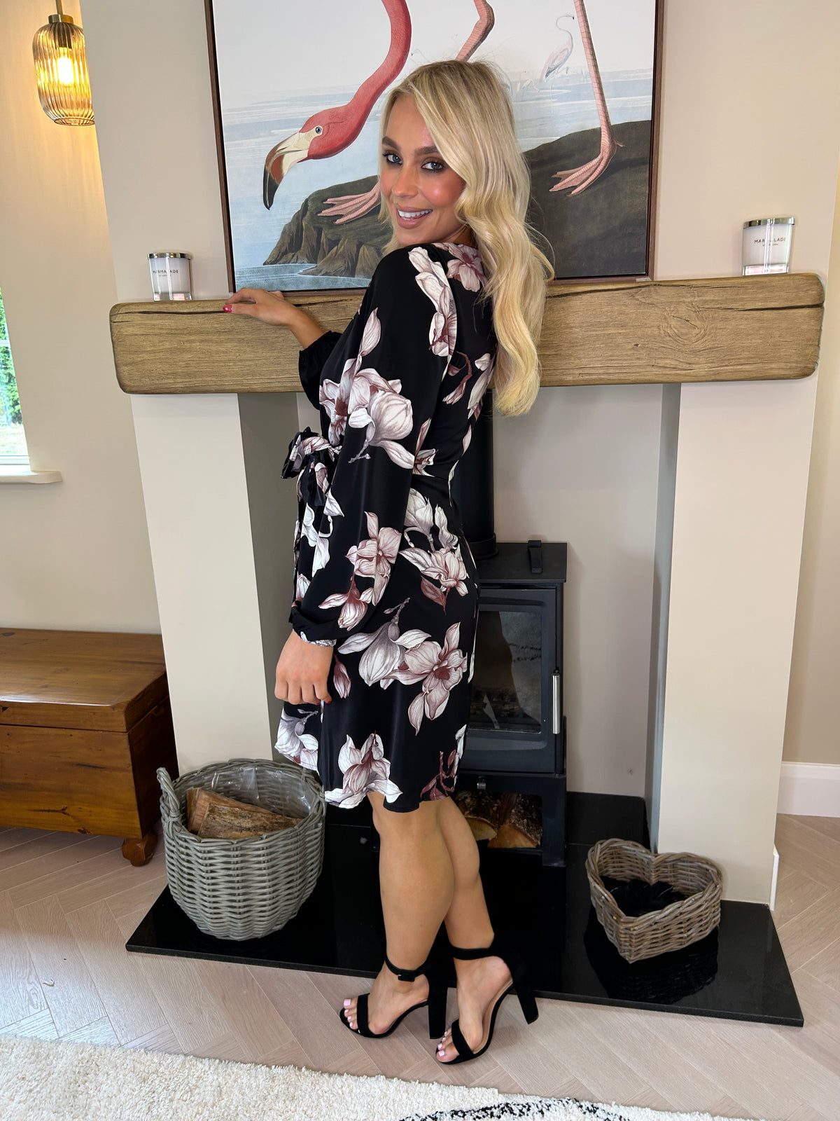 Grace Dress Black Floral