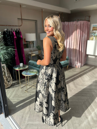 Jesinia Jacquard Midi Dress