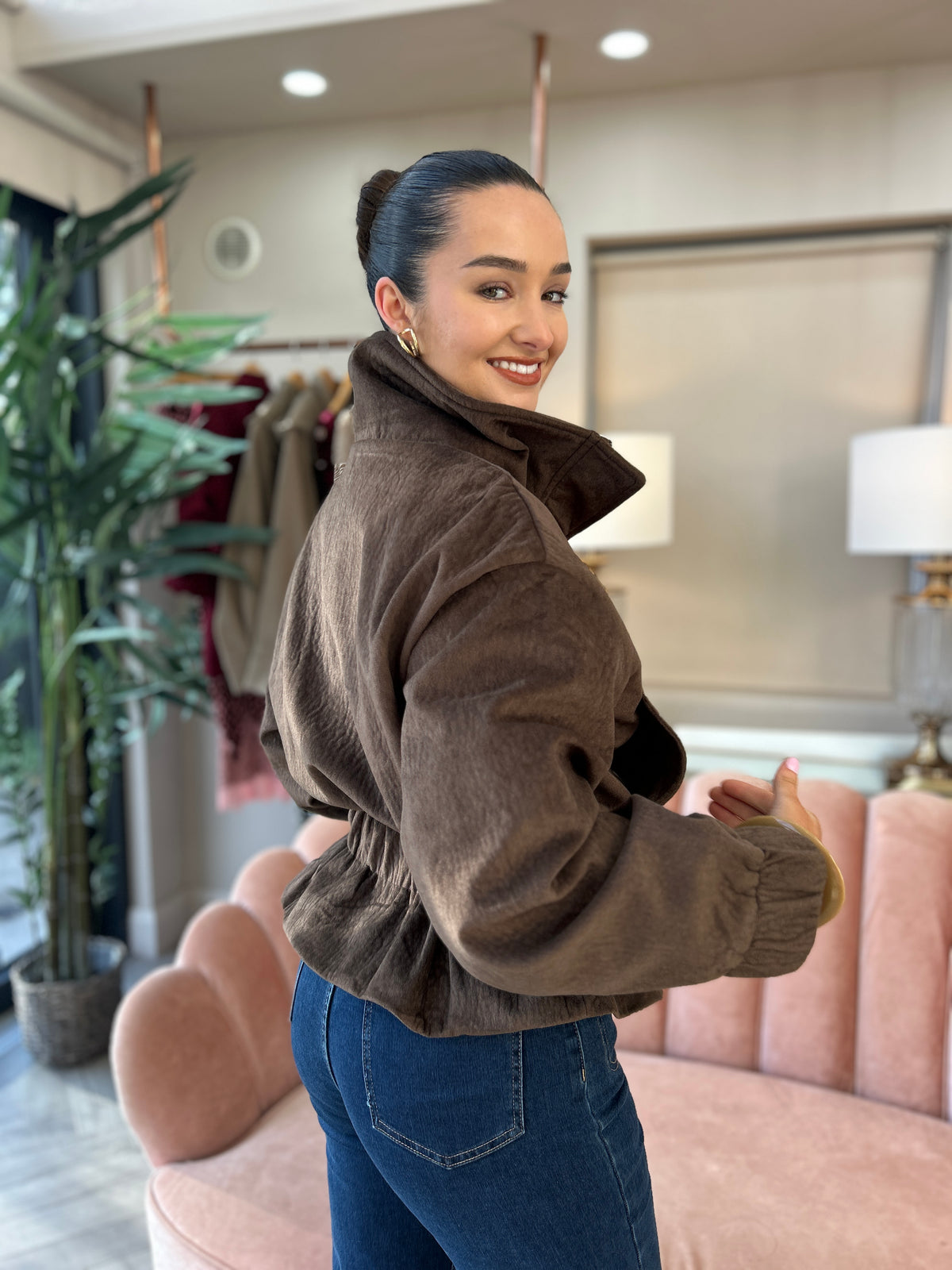 Amy Jacket Brown