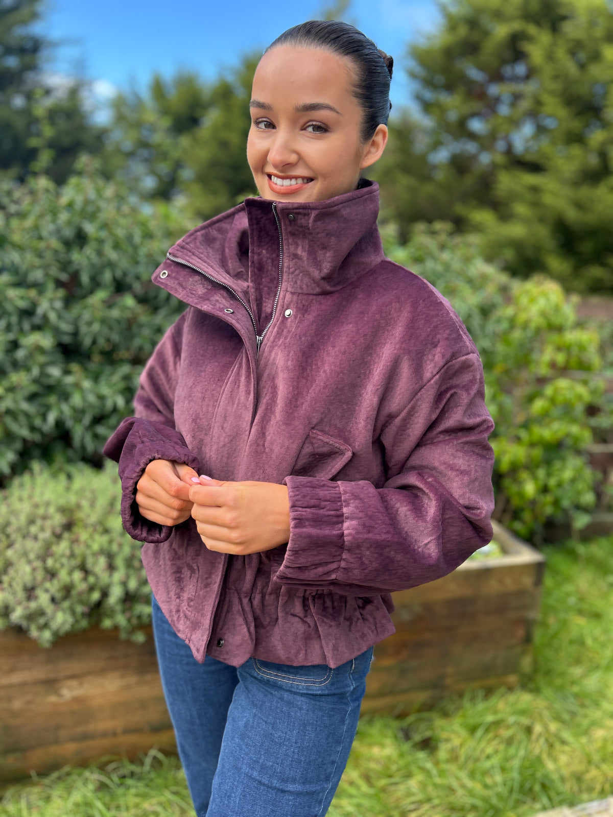 Amy Jacket Plum