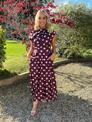 Betty Skater Dress Berry Spot