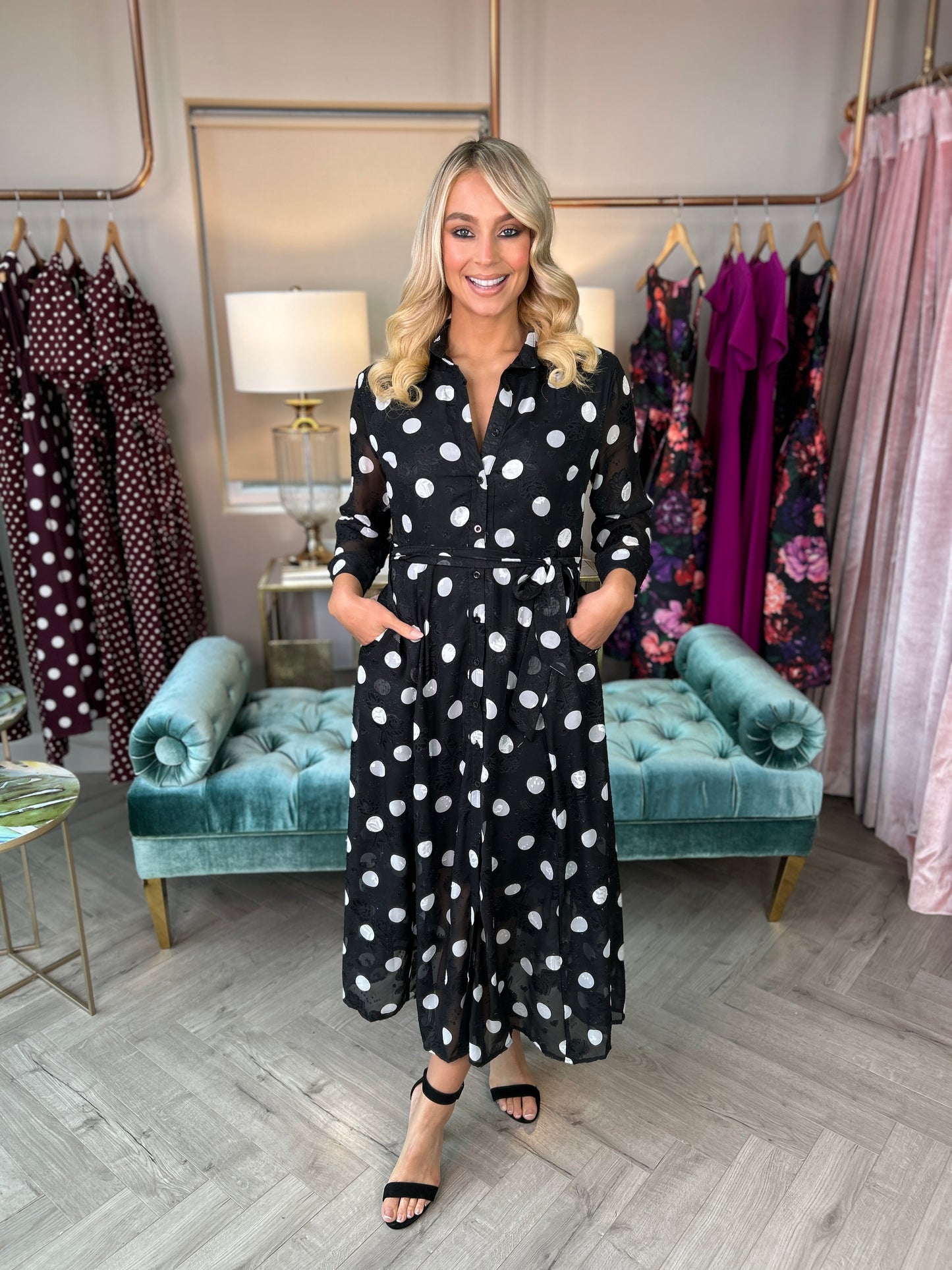 Angela Polka Dot Dress