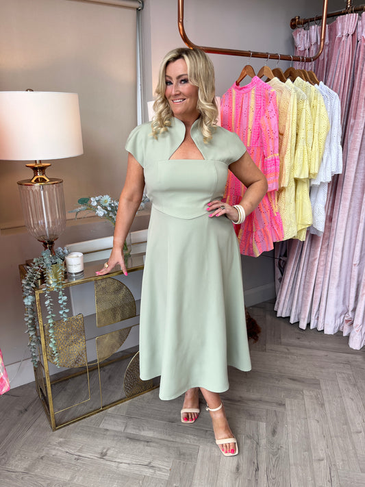 Amora Midi Dress Sage