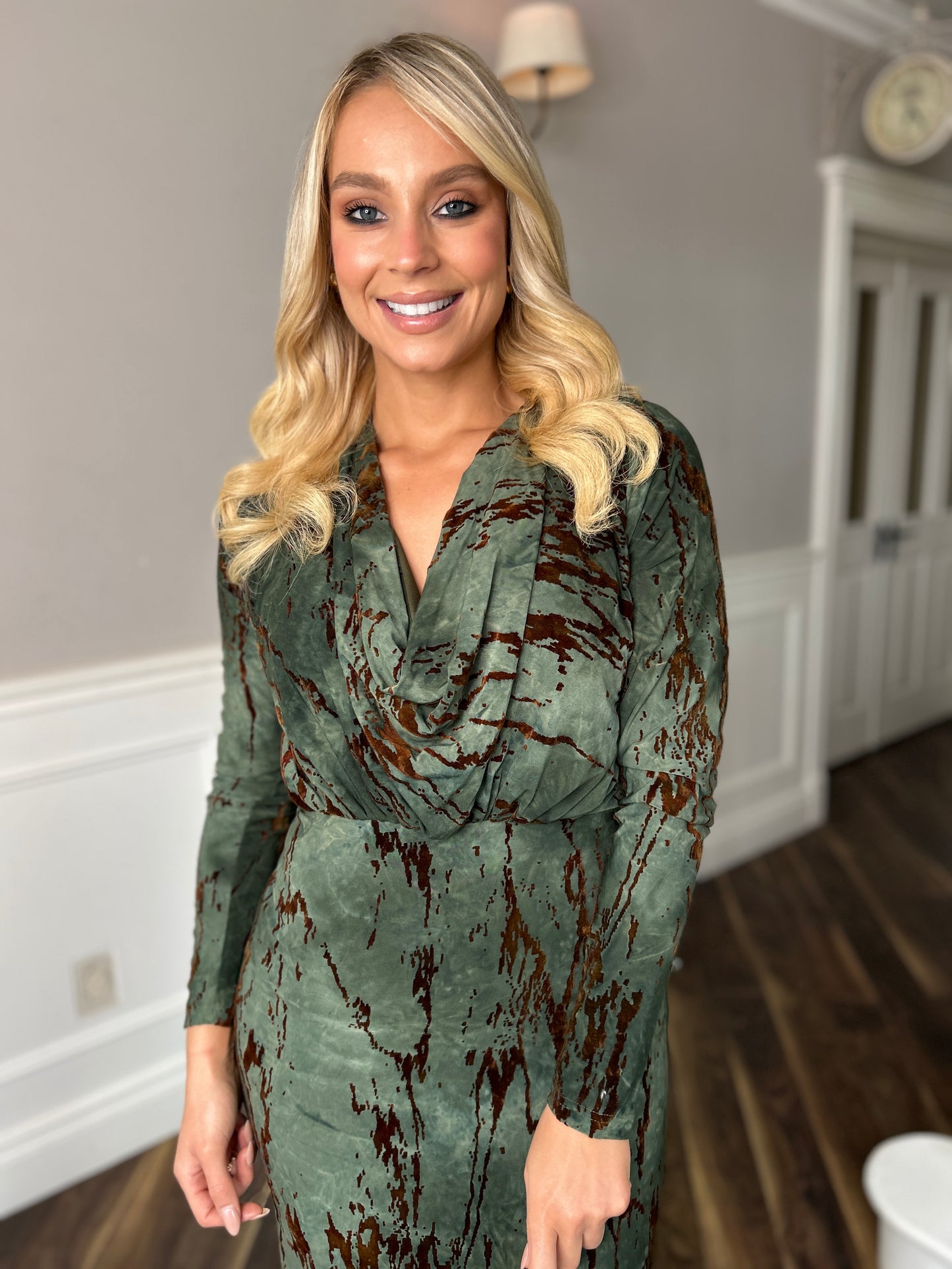 Remington Brown & Green Dress