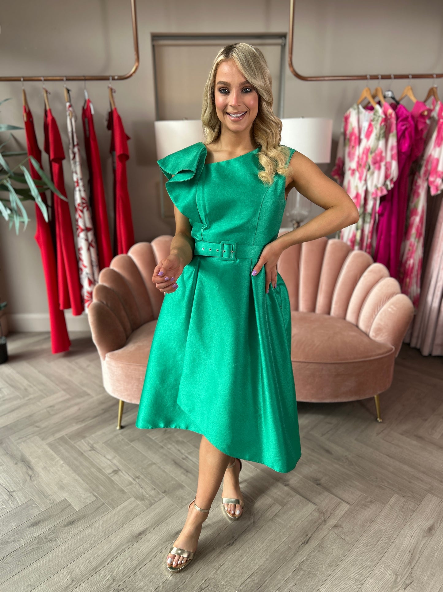 Micha Emerald Dress