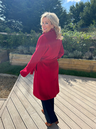 Amanda Coat Red