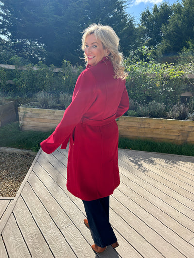 Amanda Coat Red