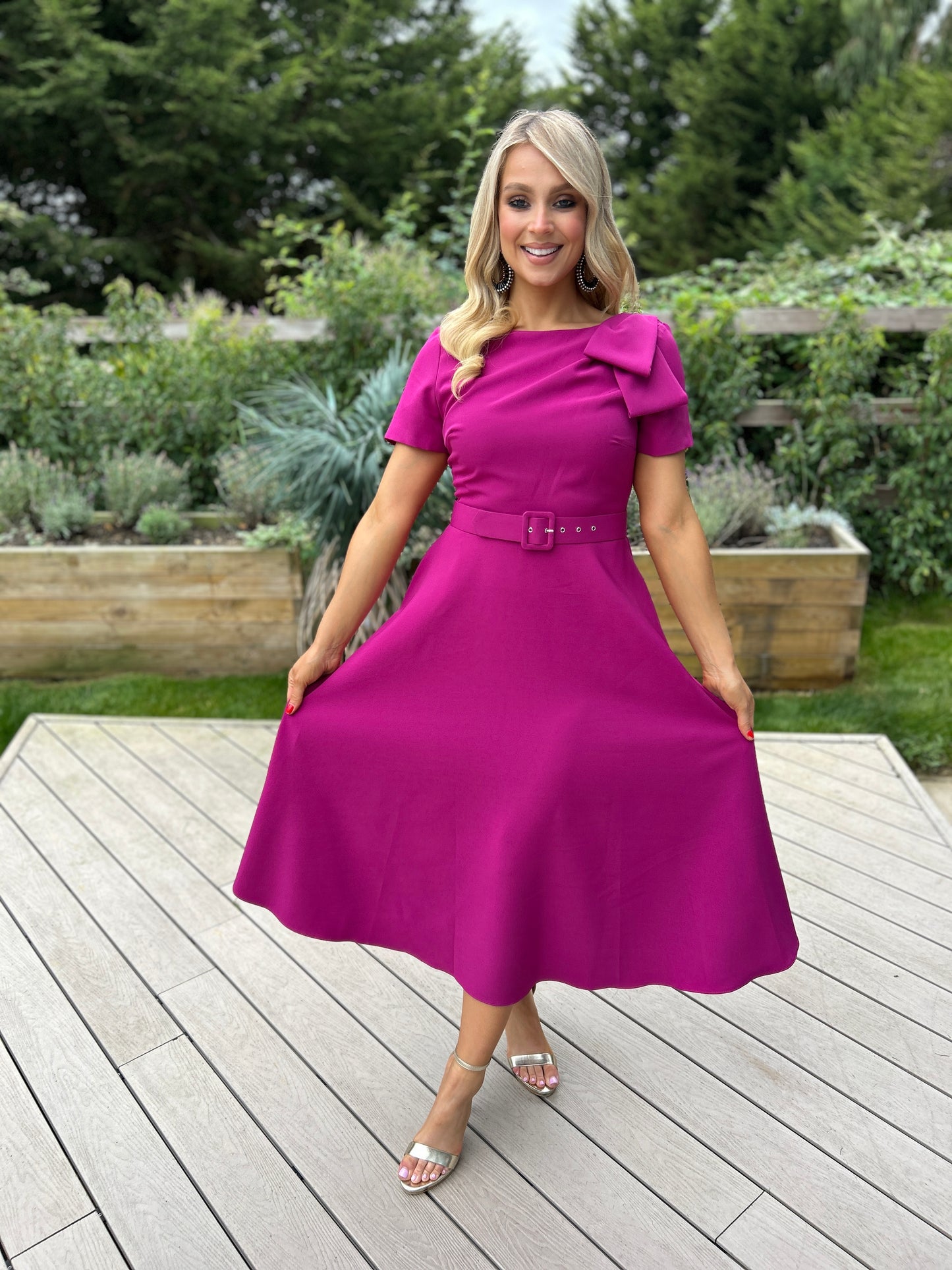 Francesca Dress Plum