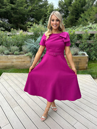 Francesca Dress Plum