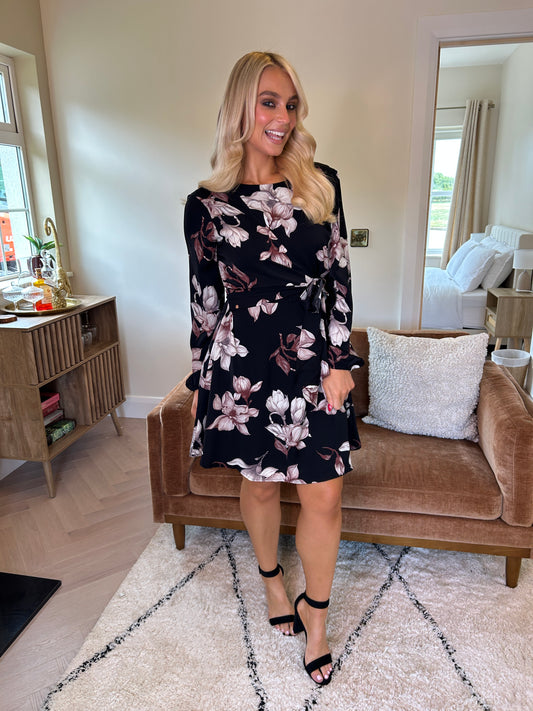Grace Dress Black Floral