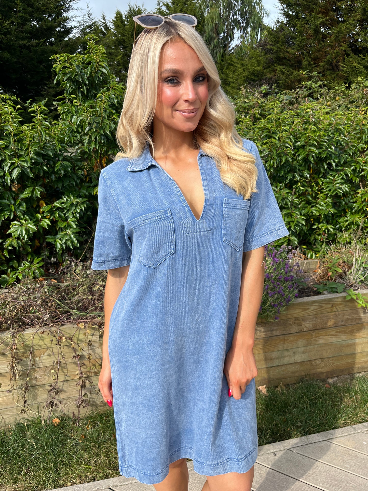 Gemma Dress Blue
