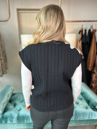 Fleur Gilet Black
