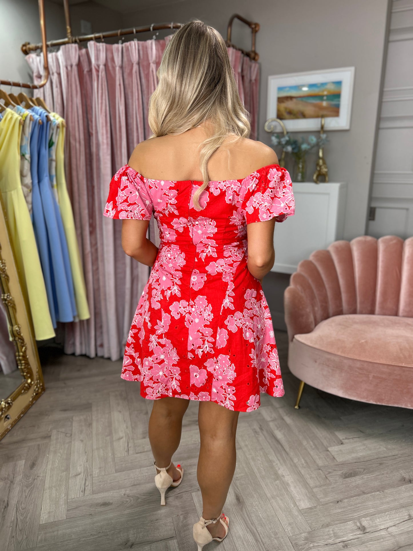 Alex Broiderie Mini Dress