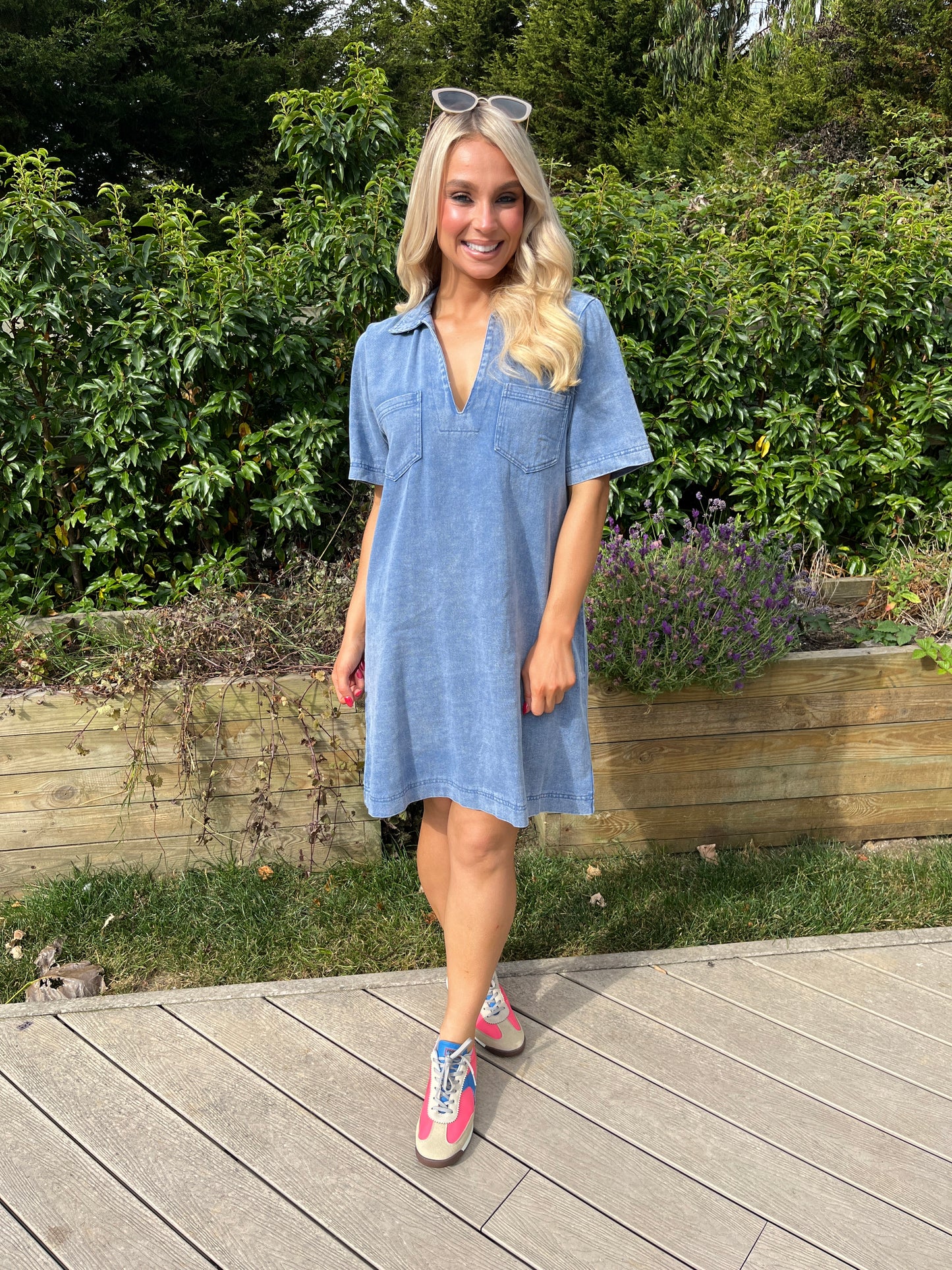 Gemma Dress Blue