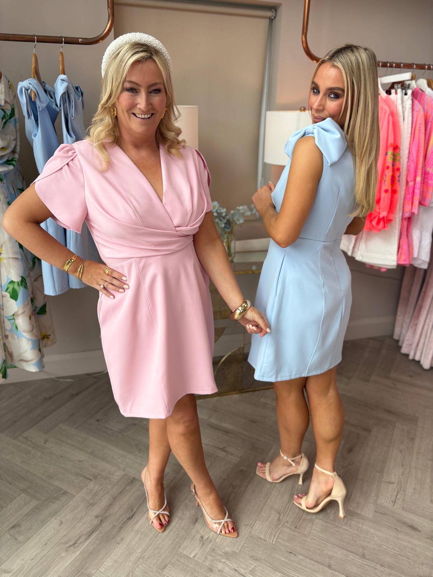 Bridget Mini Dress Rose