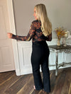 Jane Wide Leg Black Short