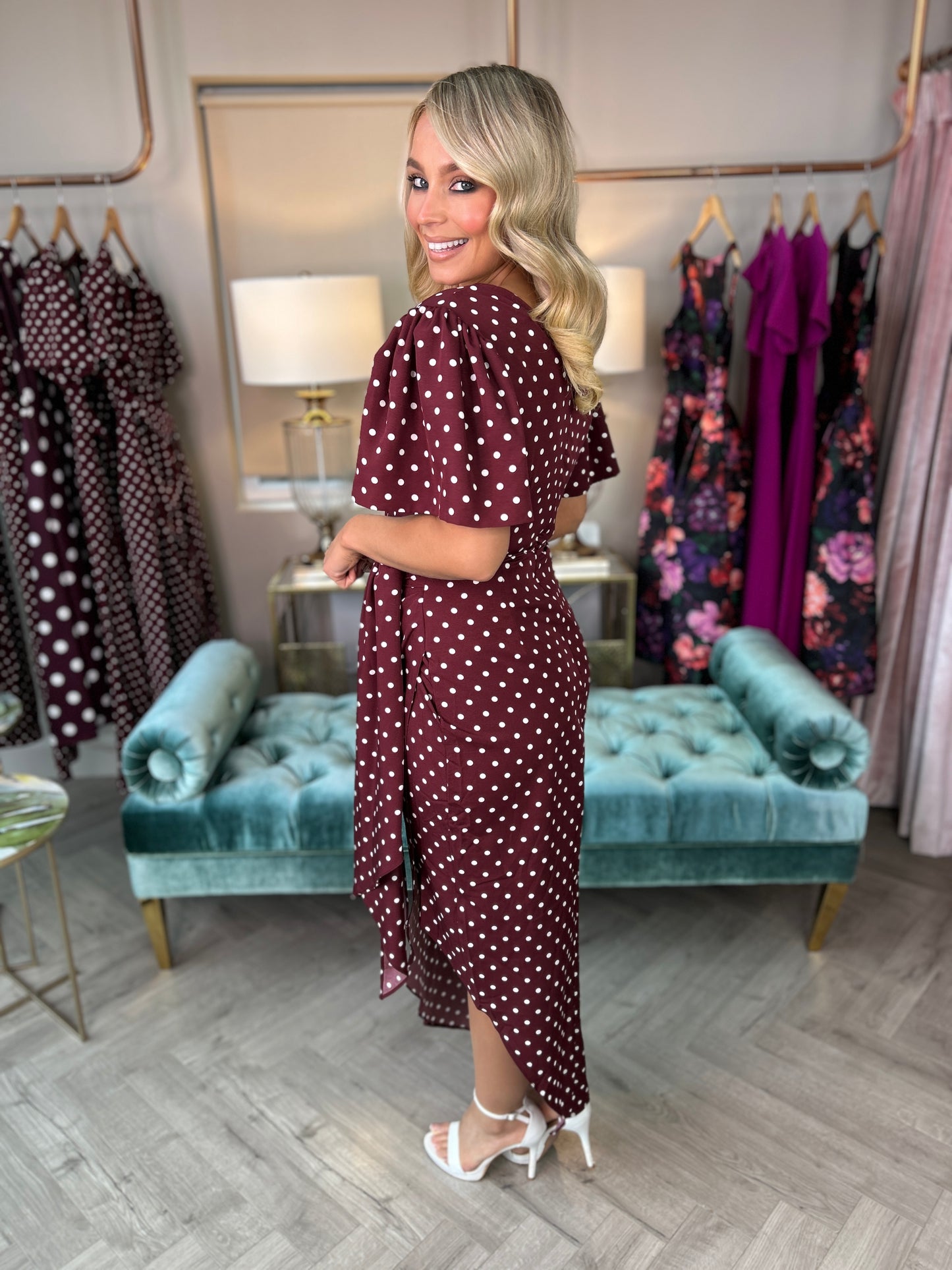 Drew Berry Spot Dress