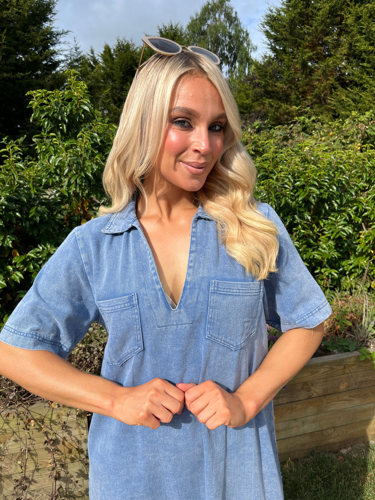Gemma Dress Blue